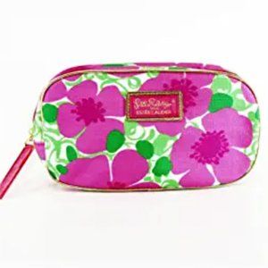 Lilly Pulitzer for Estee Lauder cosmetic bag pink